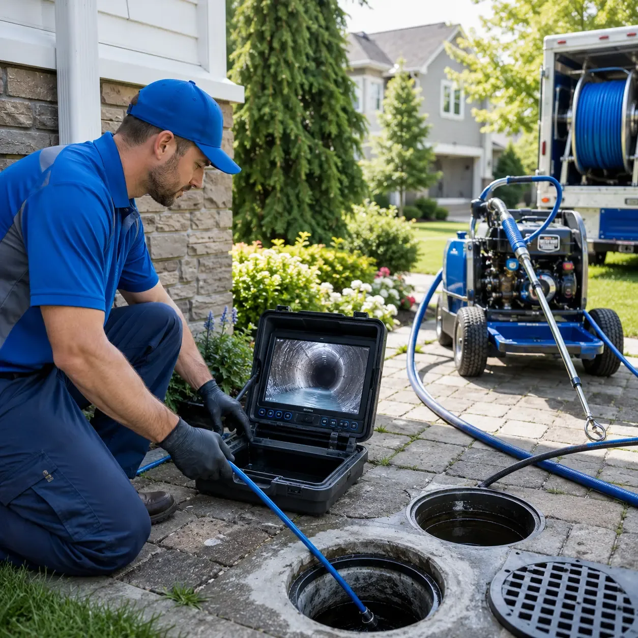 Outdoor drain cleaning professionals serving Fort Covington, NY